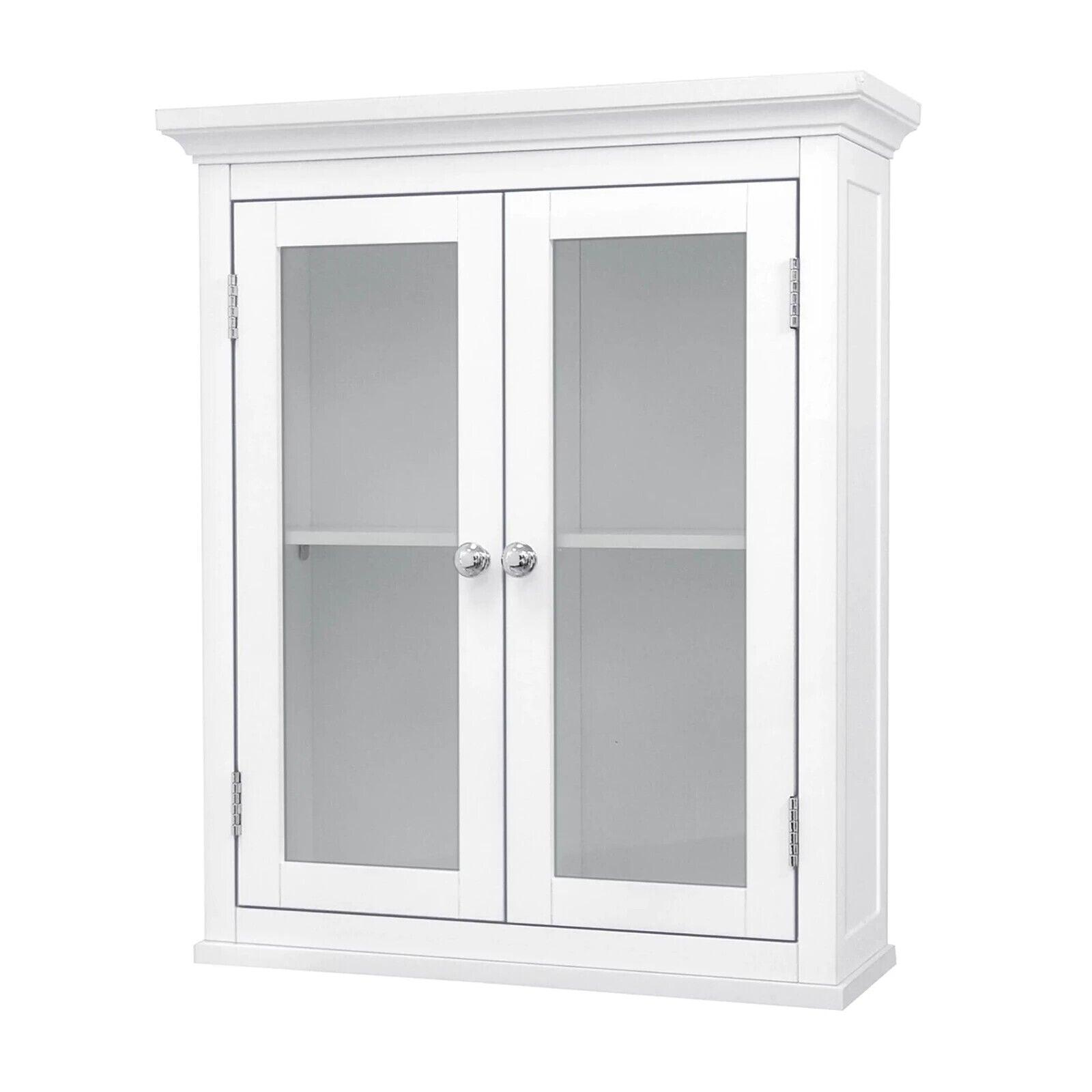 Allare Teamson Home Madison 20" x 24" Removable Wall Cabinet, White