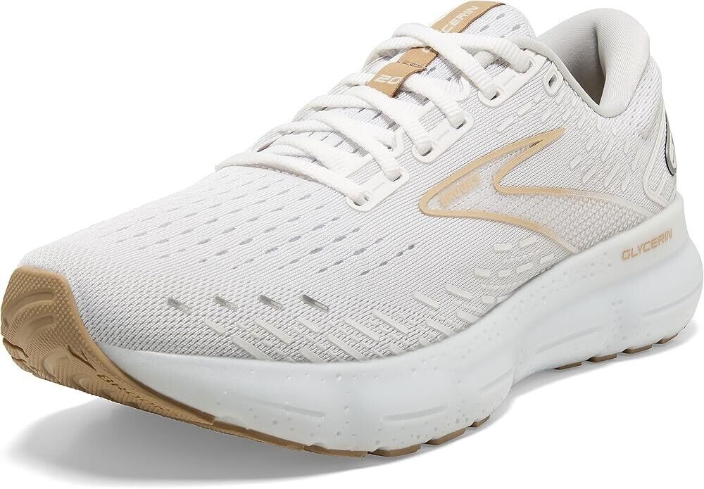 Left Side Only - Brooks Glycerin 20 Road Running Outdoor Sneaker, Khaki Size 9 - Like New