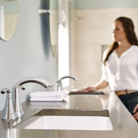 Moen 66172 Glyde Centerset Bathroom Faucet - Chrome