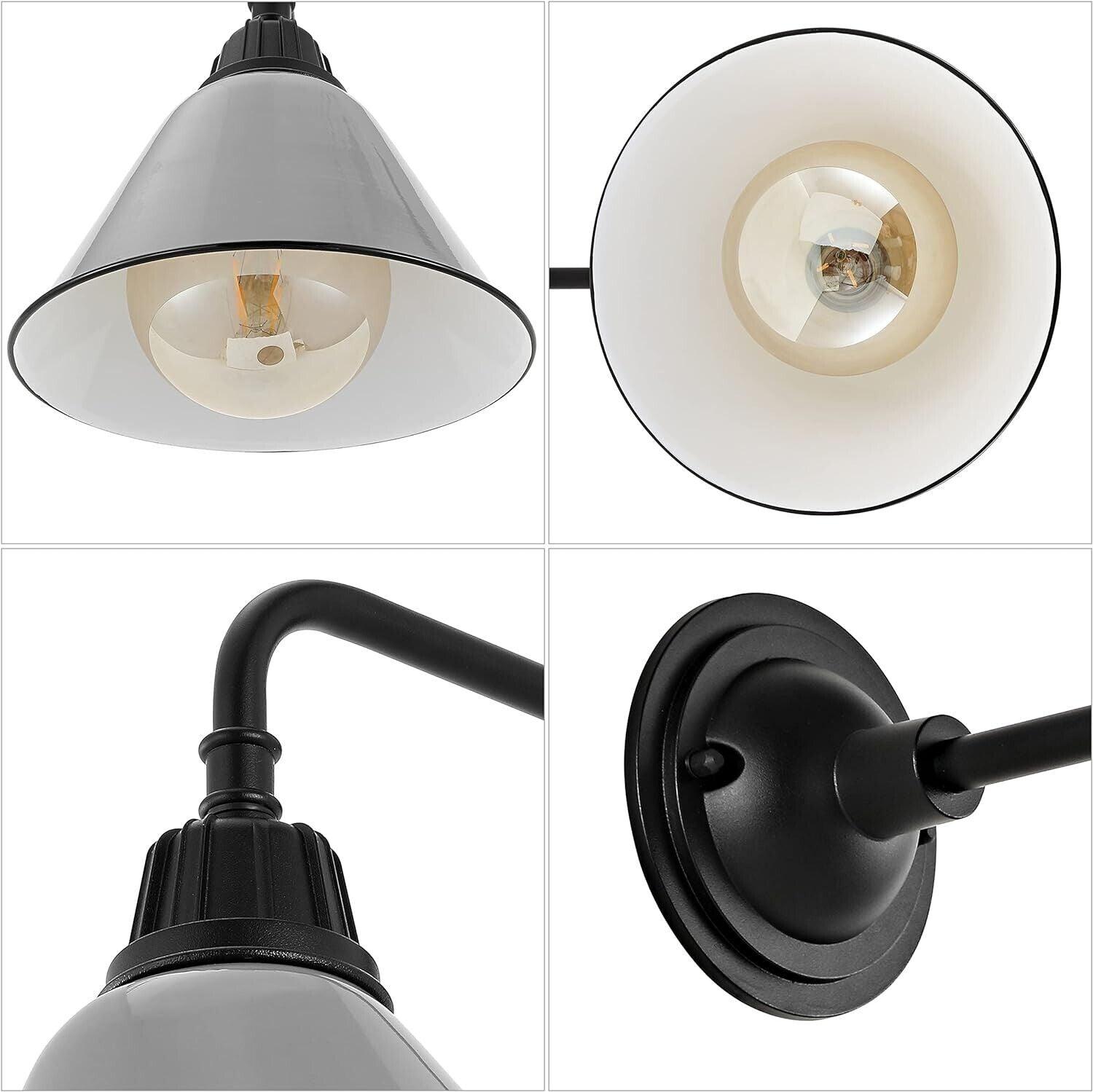 JONATHAN Y Lighting JYL7612 Croydon 15" Tall Indoor/Outdoor LED - Grey