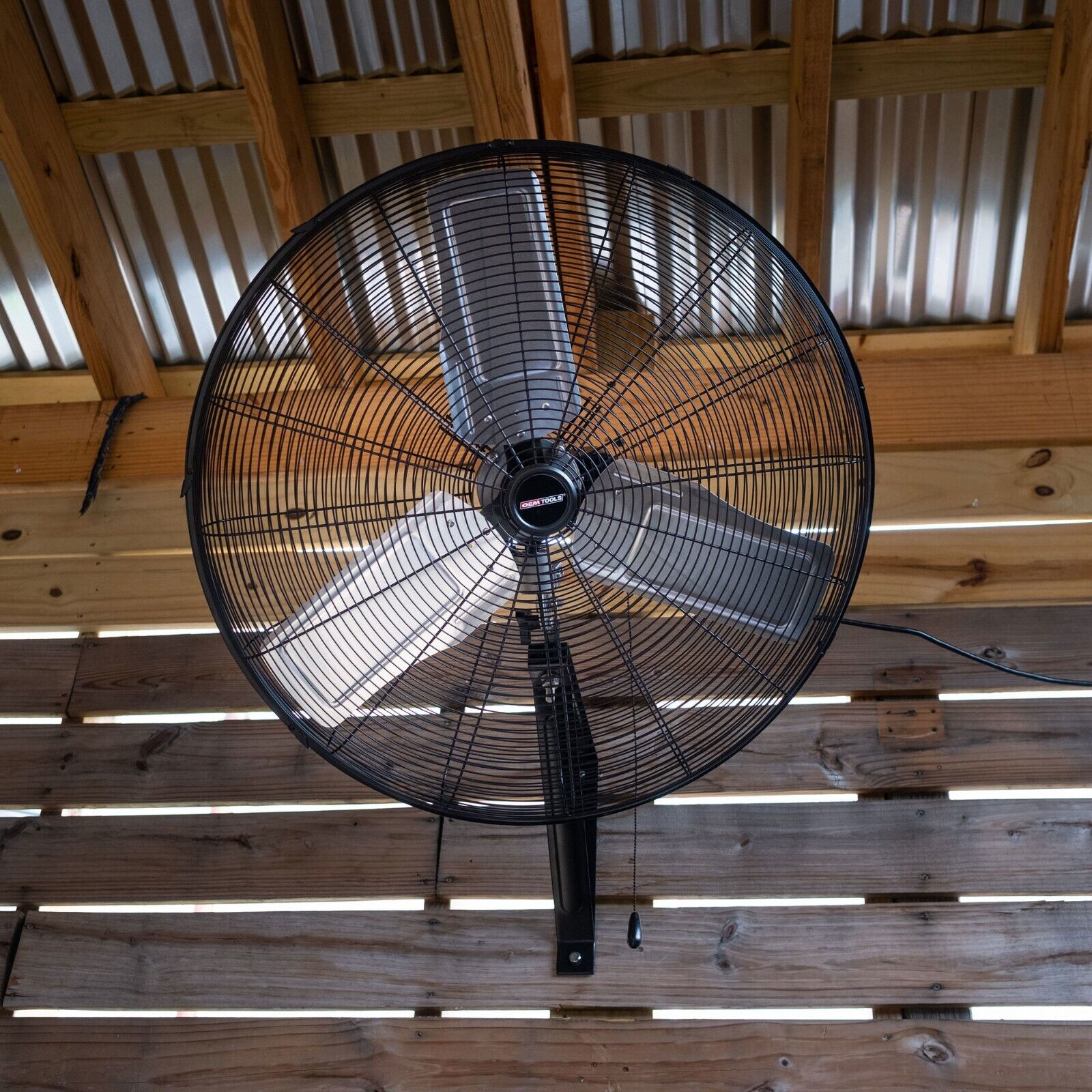 OEMTools 30" Oscillating Outdoor Wall Mount Fan, 7200 CFM, Model: OEM24894 - Like New