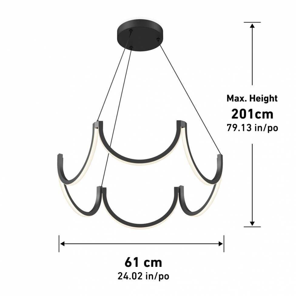 Black Modern Pendant