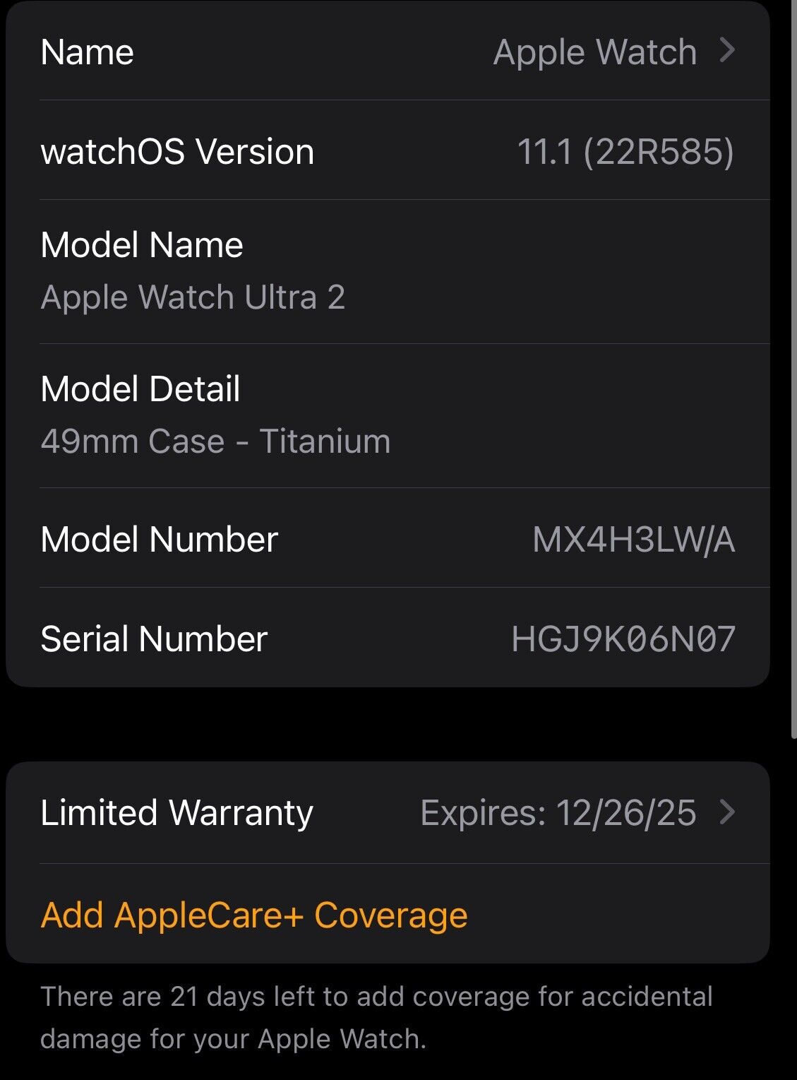 Apple Watch Ultra 2 (GPS+Cellular) 49mm Titanium Case with Tan Alpine Loop, 2024 - Very Good