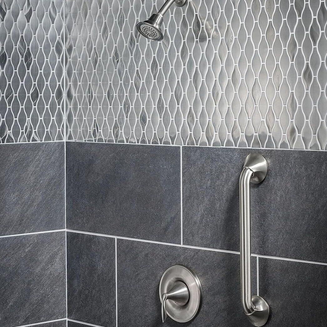 MOEN Eva T2132BN Single Handle 1-Spray Posi-Temp Shower Faucet Trim Kit in Brushed Nickel (Valve Not Included)