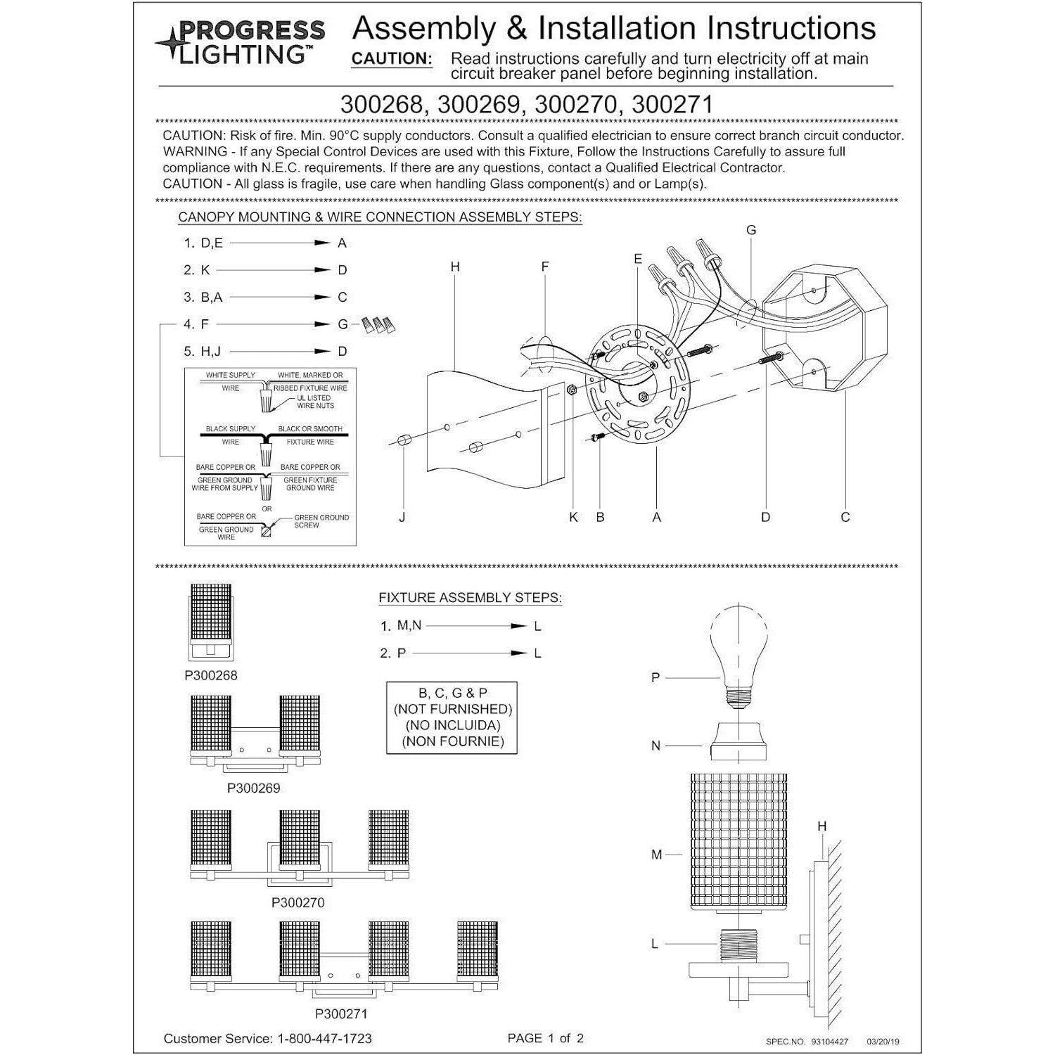 Progress Lighting P300271 Fawcett 4 Light 31"W Bathroom Vanity - Black