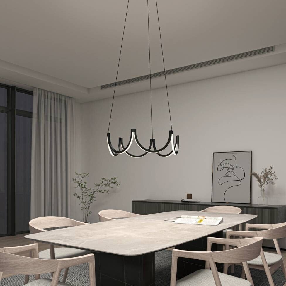 Black Modern Pendant