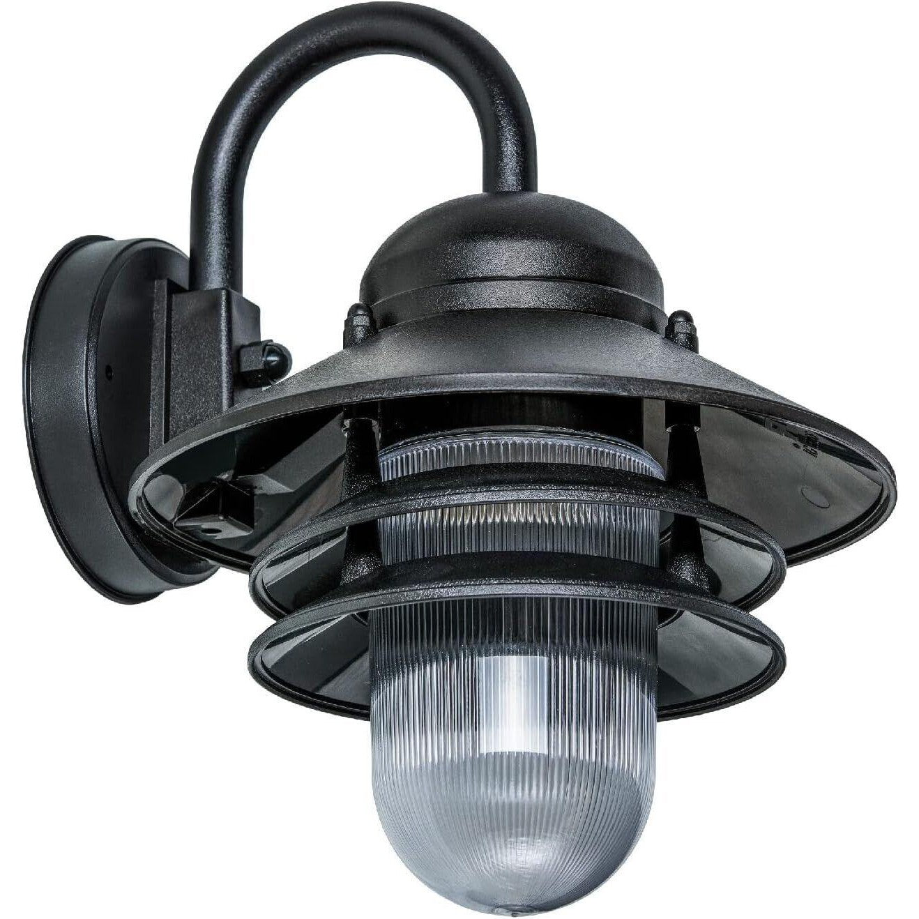 KastLite Polycarbonate Nautical Outdoor Wall Light 10" Diameter x 12.88" Height - Like New