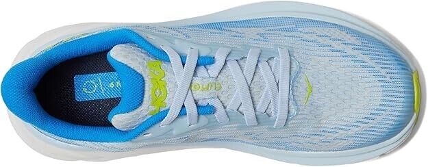 Left Side Only - HOKA CLIFTON 9 Ice Water/Evening Primrose Size 6.5 - Like New