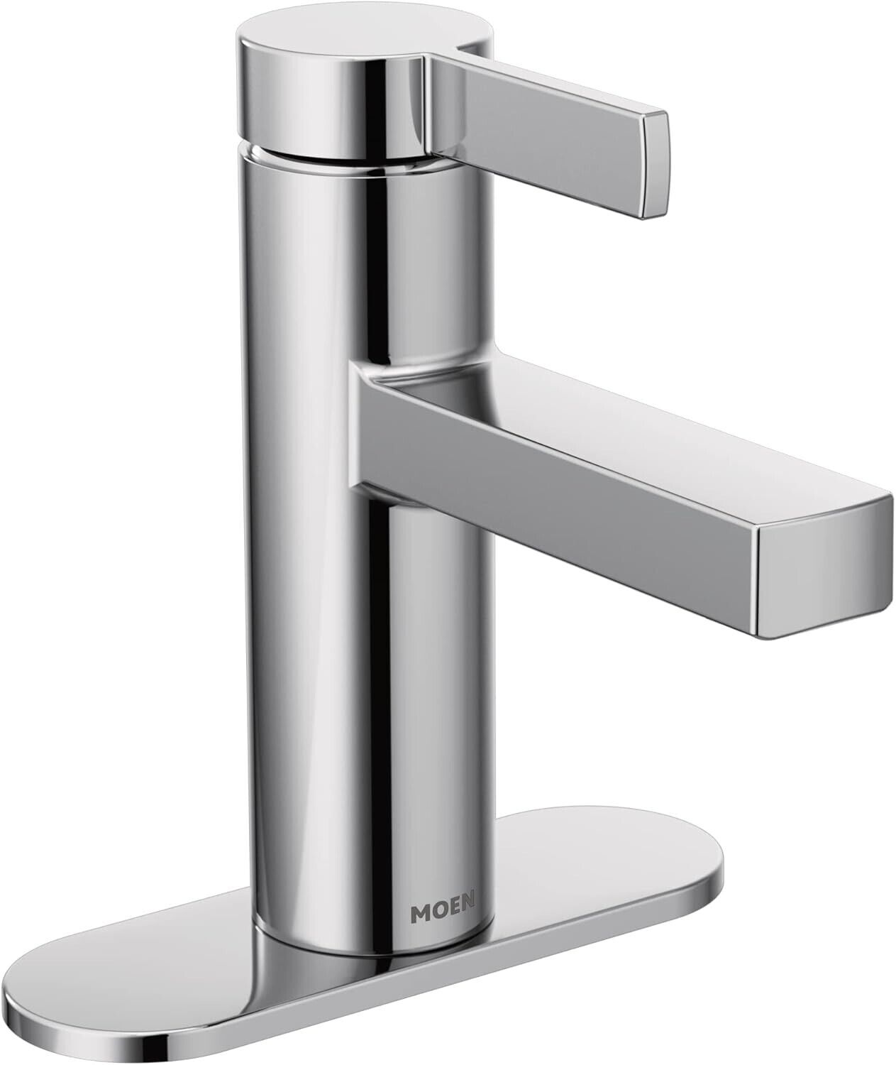 MOEN Beric 84774 Single Hole Single Handle Bathroom Faucet in Chrome