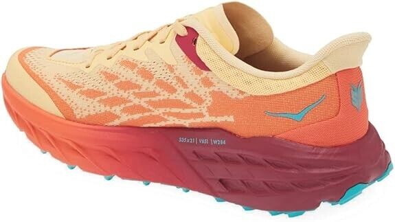 Right Side Only - HOKA ONE Speedgoat 5 Textile Synthetic Impala Flame Size 7.5 - Like New