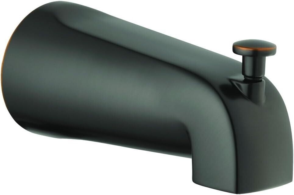 Design House Tub Diverter Spout in Oil Rubbed Bronze, 3-7"