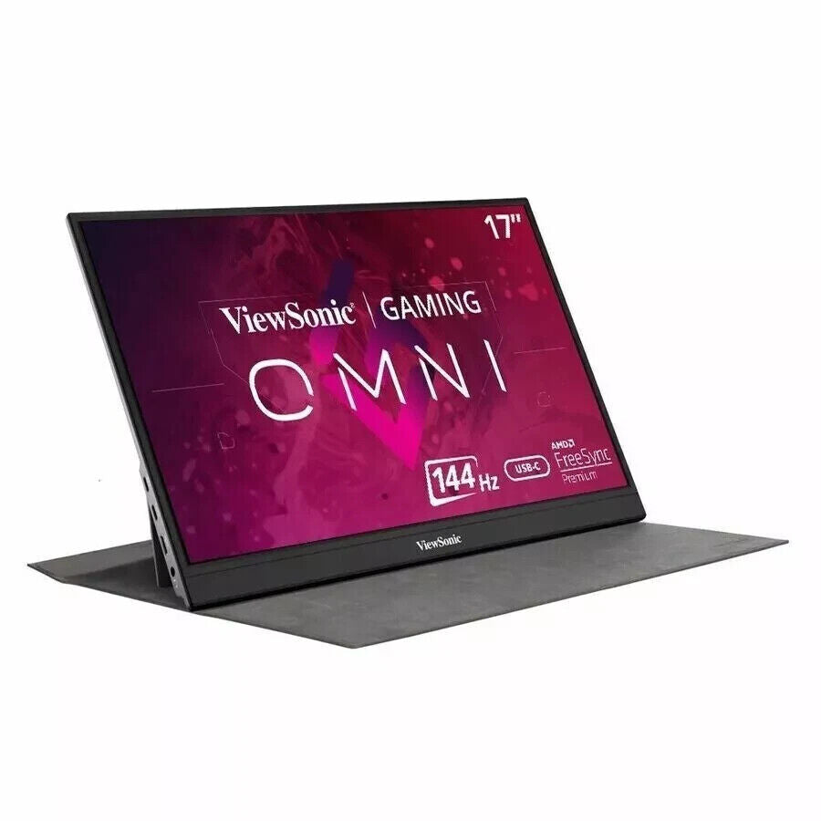 ViewSonic Portable Gaming IPS Monitor AMD FreeSync VX1755 17" 1080p 144Hz, USB-C - Very Good