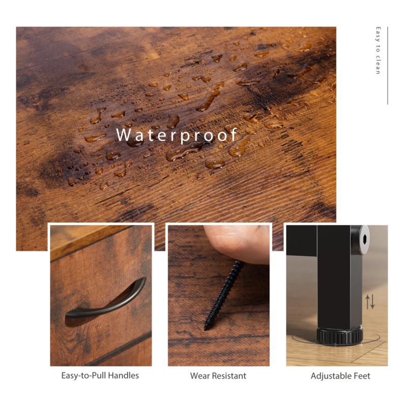 9-Drawer Fabric Chest Organizer for Clothes & Closet Storage Dresser for Bedroom