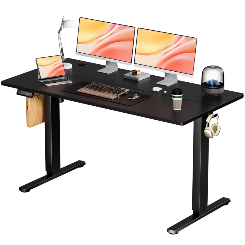 Electric Standing Desk 55x24 Inch, Adjustable Height, Work Table for Home Office