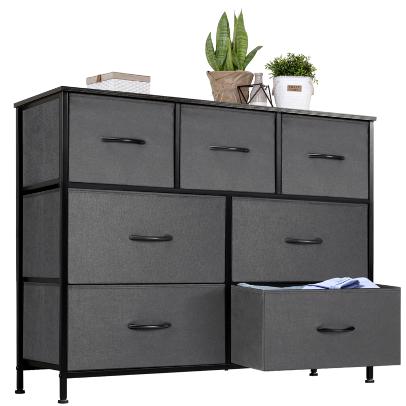 7 Fabric Drawers, Dresser for Bedroom, Closet Organizer, Clothes Storage Room
