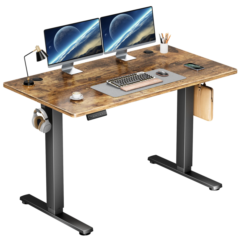 Electric Standing Desk, Height Adjustable 40x24 Inch Sit-Stand Workstation