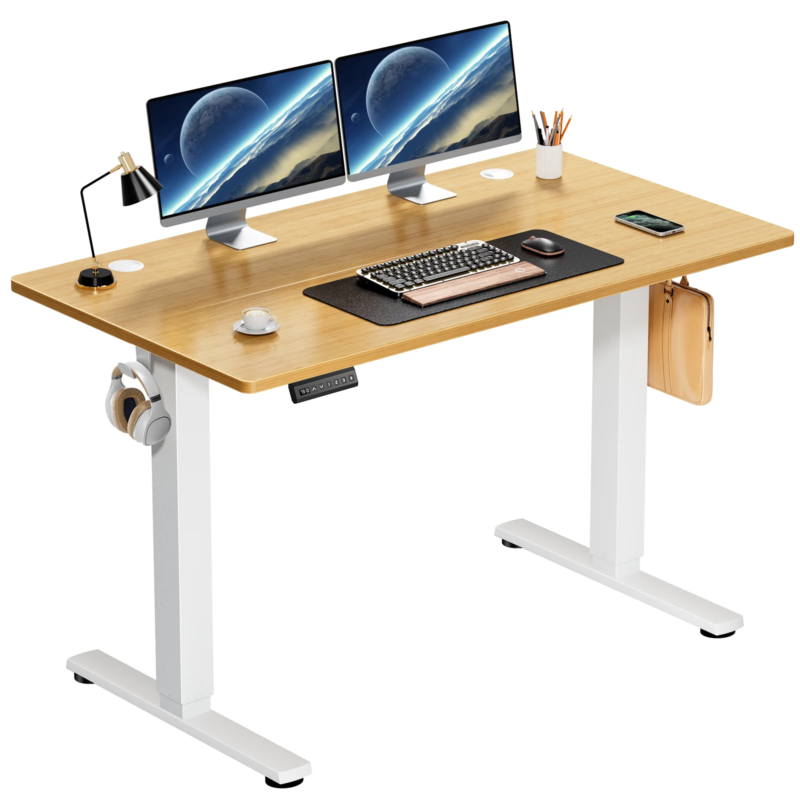 Electric Standing Desk, Height Adjustable 40x24 Inch Sit-Stand Workstation