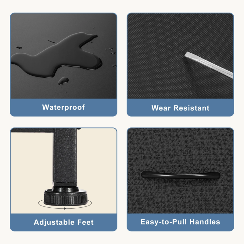 7 Fabric Drawers, Dresser for Bedroom, Closet Organizer, Clothes Storage Room