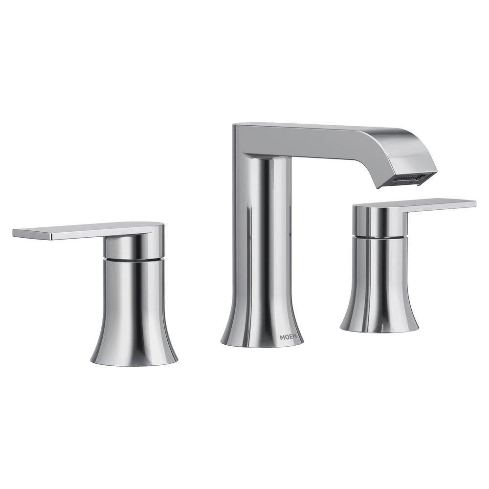 MOEN Genta LX TV6708 Widespread Bathroom Faucet Polished Chrome (Valve Included)