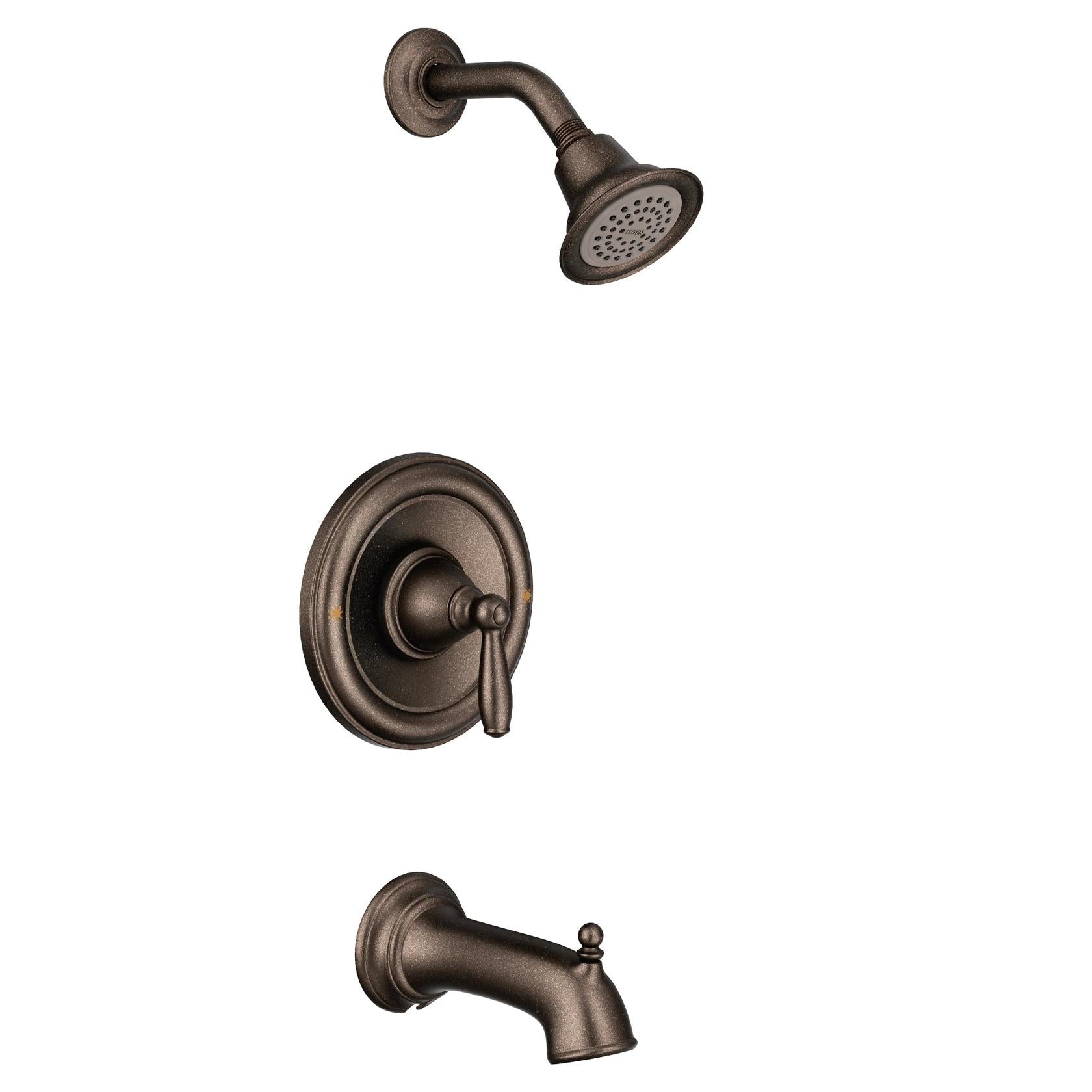 Brantford T2153EPORB Single-Handle 1-Spray Posi-Temp Tub and Shower Faucet Trim Kit in Oil Rubbed Bronze (Valve Not Included)
