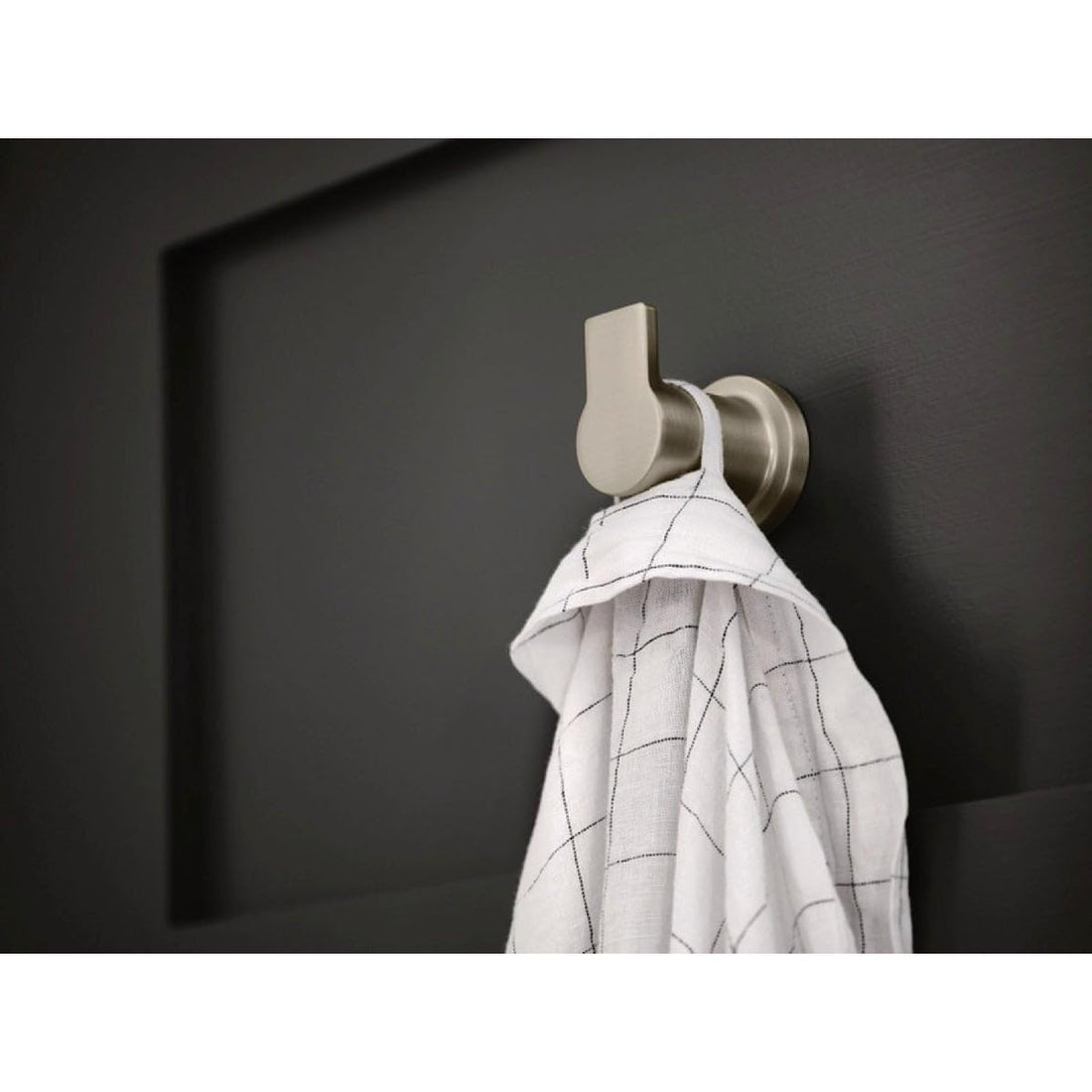 Moen Y1103BN Rinza Spot resist brushed nickel robe hook