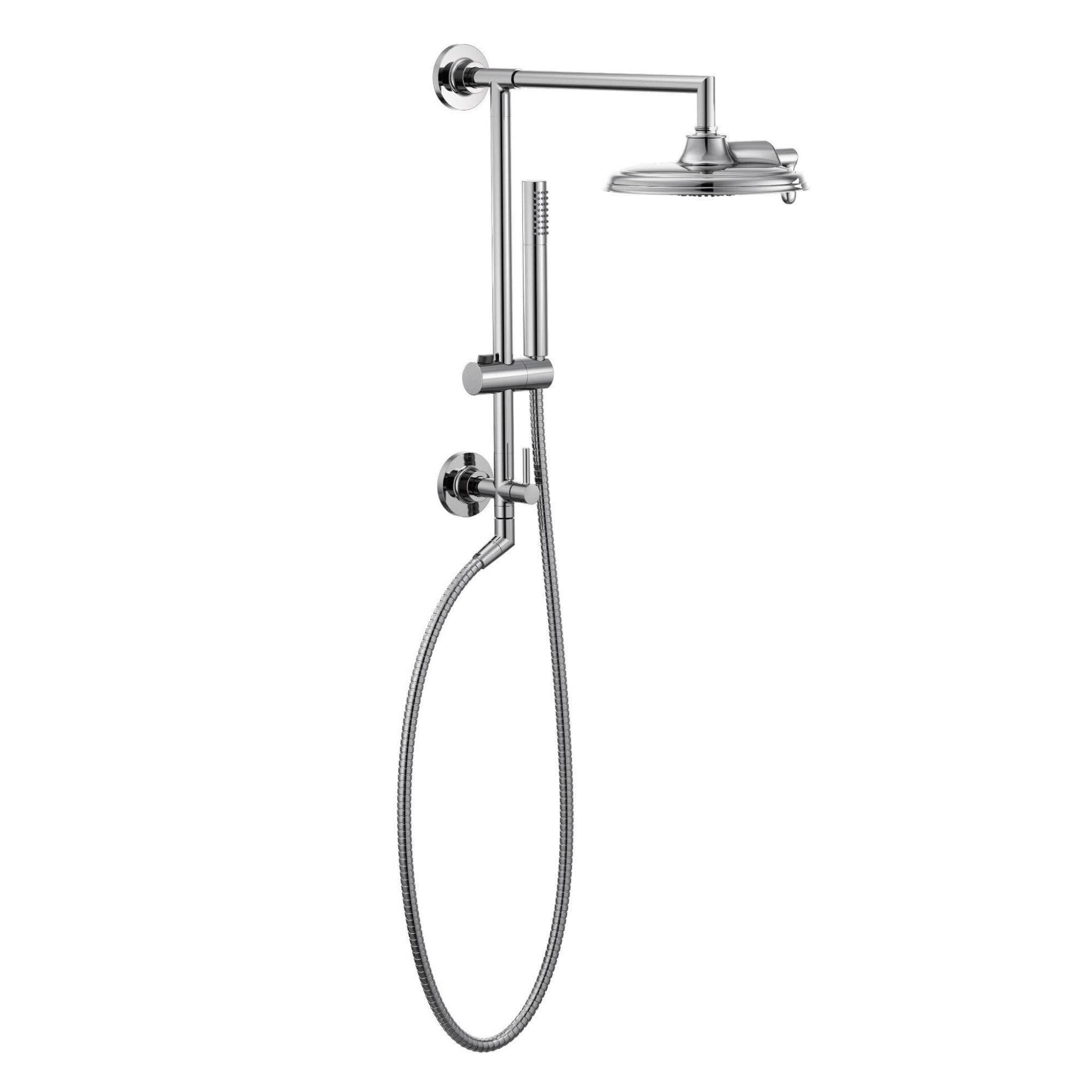 Moen S110 Arris 14-Inch Rainshower Straight Shower Arm and Flange for Overhead Showerhead, Chrome