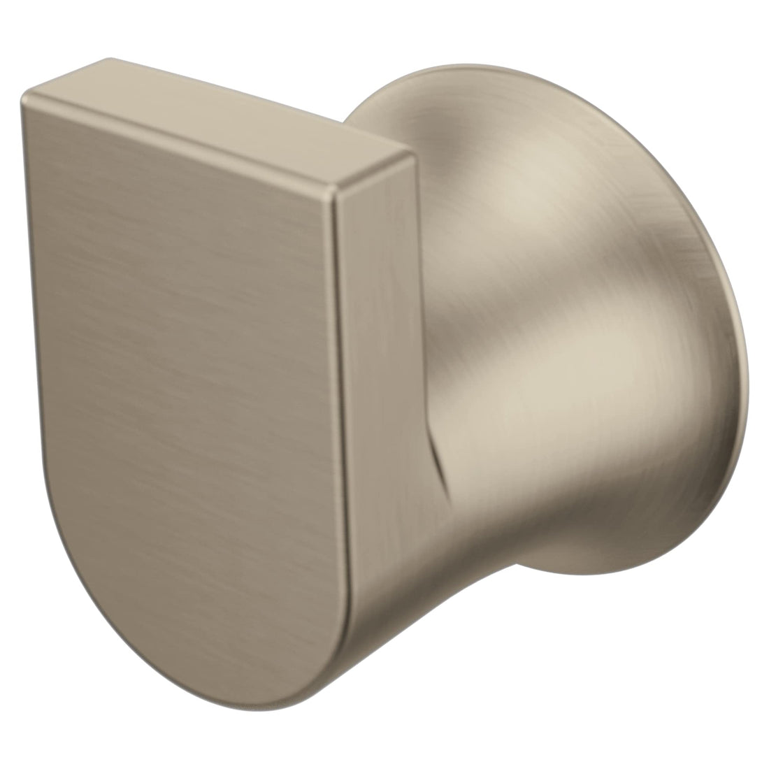Moen Genta LX Modern Single Robe Hook or Towel Hanger for Kitchen or Bathroom, Brushed Nickel, BH3803BN