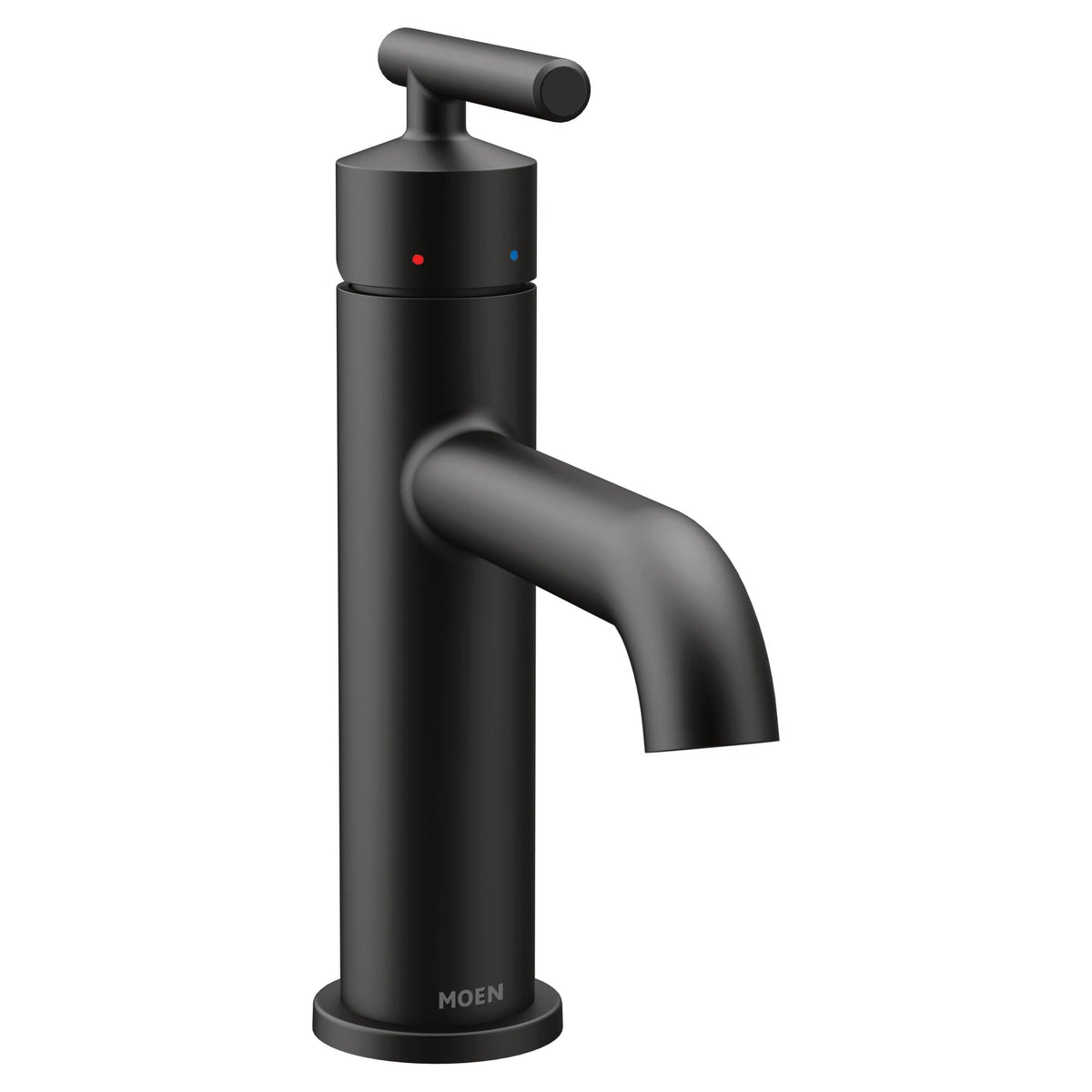 MOEN Gibson 6145BL One-Handle Single-Hole Faucet in Matte Black (Drain Included)