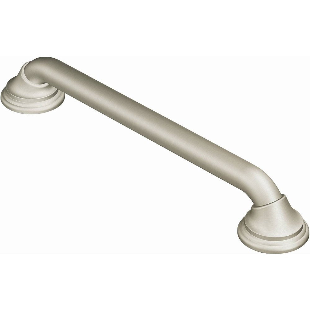 Moen R8718D3GBN 18" x 1-1/4" Grab Bar from the Home Care Collection Brushed Nickel