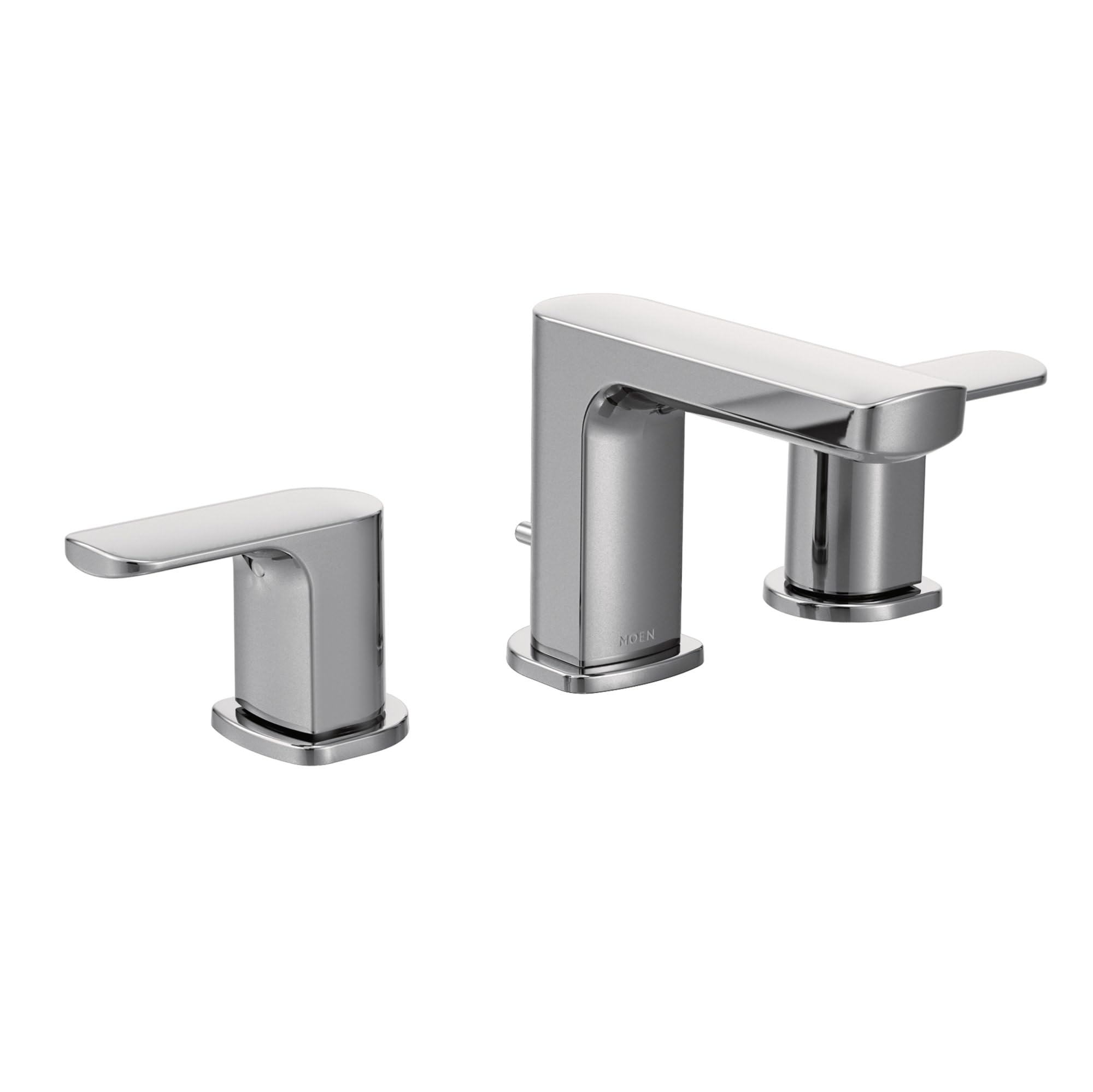 MOEN Rizon T6920 Two-Handle Widespread Bathroom Faucet Trim in Chrome (Valve Required)