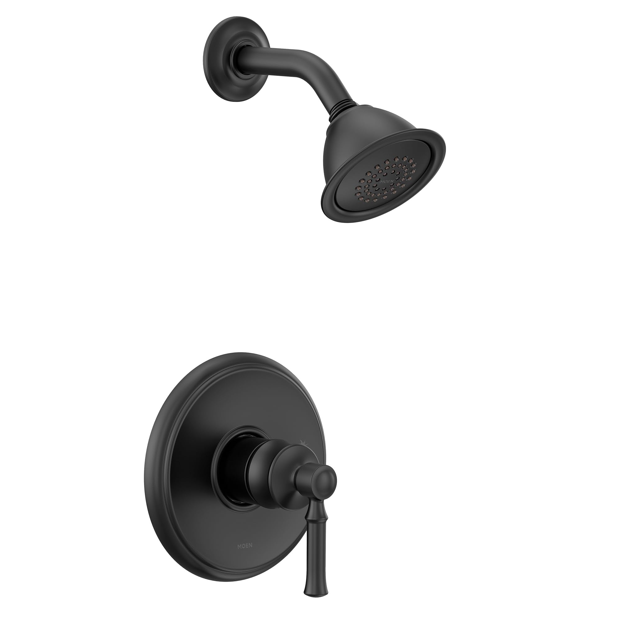 MOEN Dartmoor UT2182EPBL M-CORE 2-Series 1-Handle Shower Trim Kit in Matte Black (Valve Required)