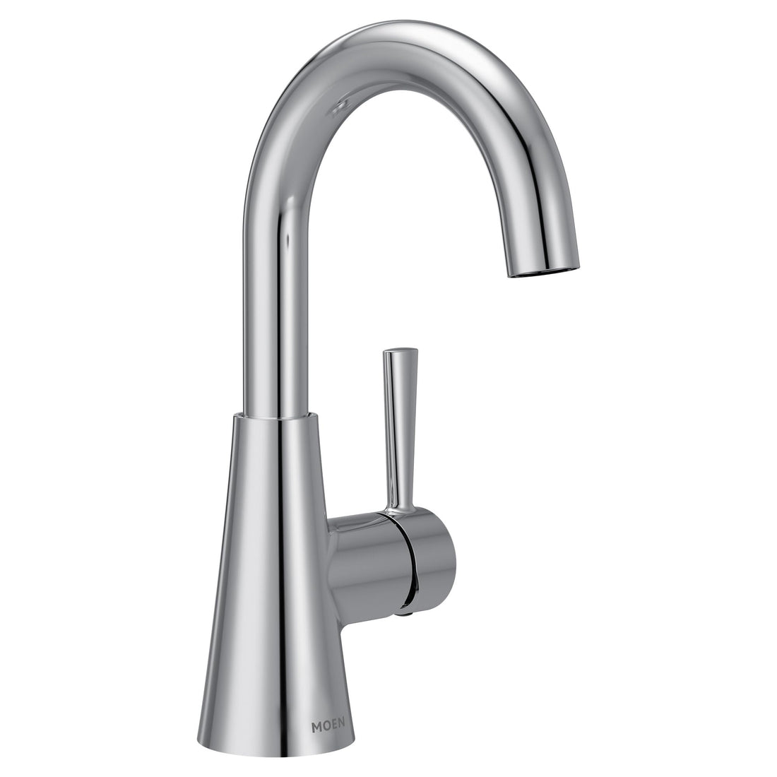 MOEN Ronan 84021 One-Handle Single Hole Modern Bathroom Sink Faucet in Chrome (Drain Included)