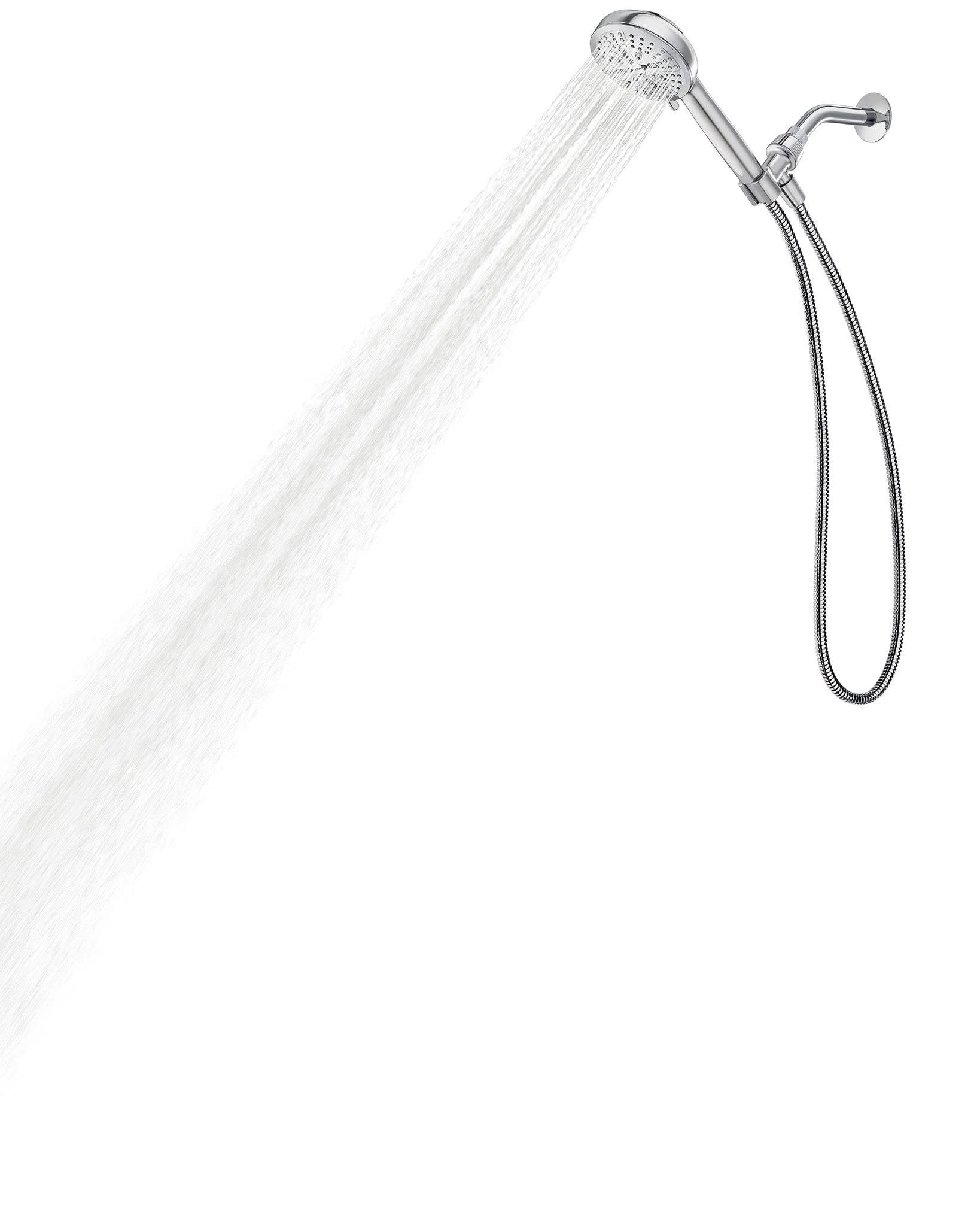 Moen Hydro Energetix Chrome High Pressure Shower Head with Handheld Sprayer Featuring 8 Spray Settings, 200H0