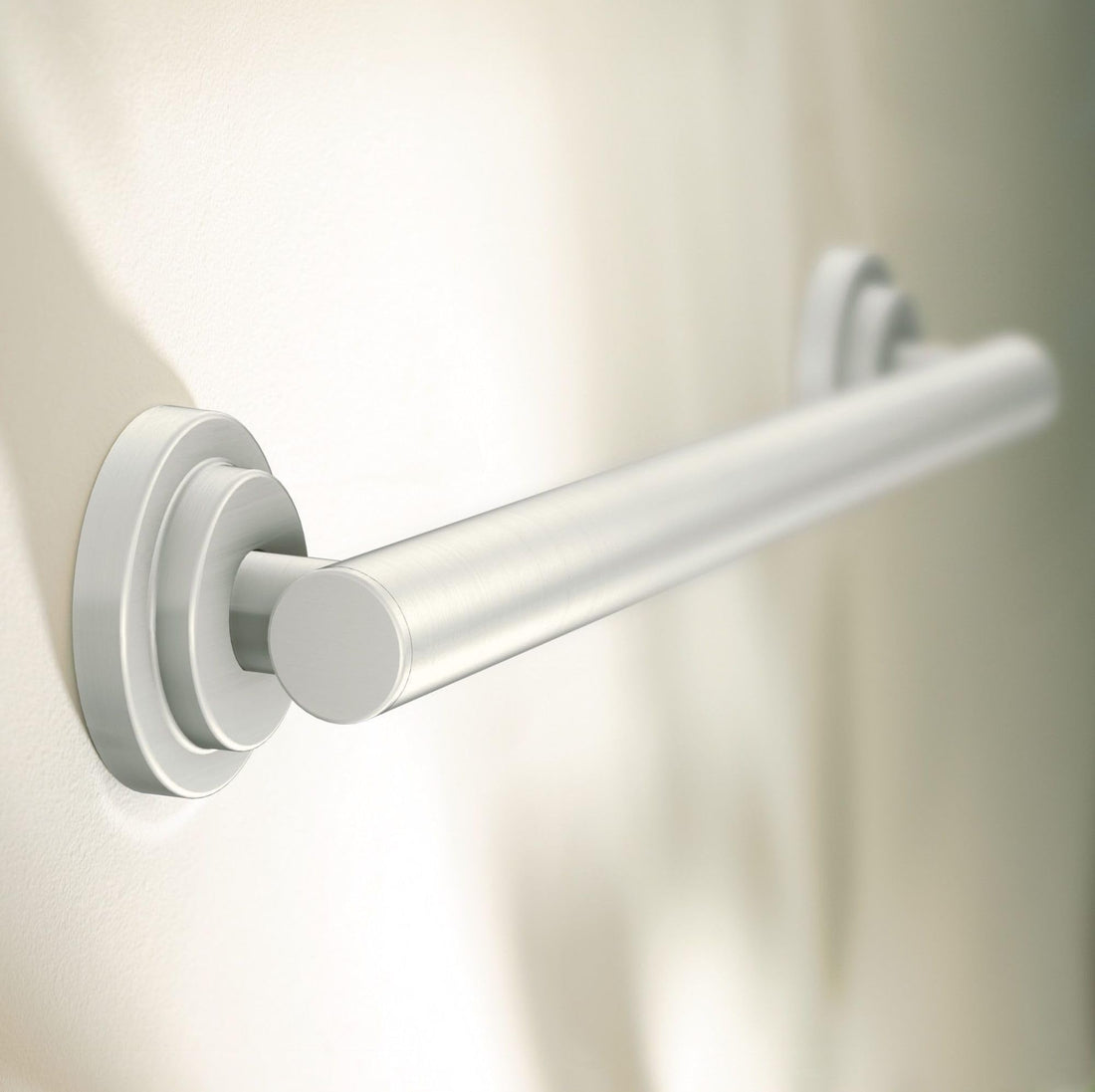 Moen YG0724BN Bathroom Safety 24-Inch Stainless Steel Modern Bathroom Grab Bar, Brushed Nickel