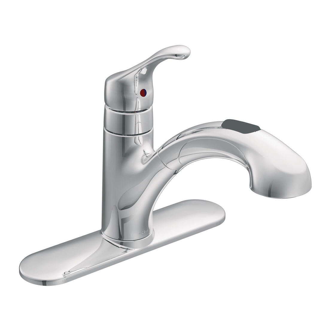 MOEN Renzo CA87316C One-Handle Pullout Kitchen Sink Faucet with 2-Spray, Chrome