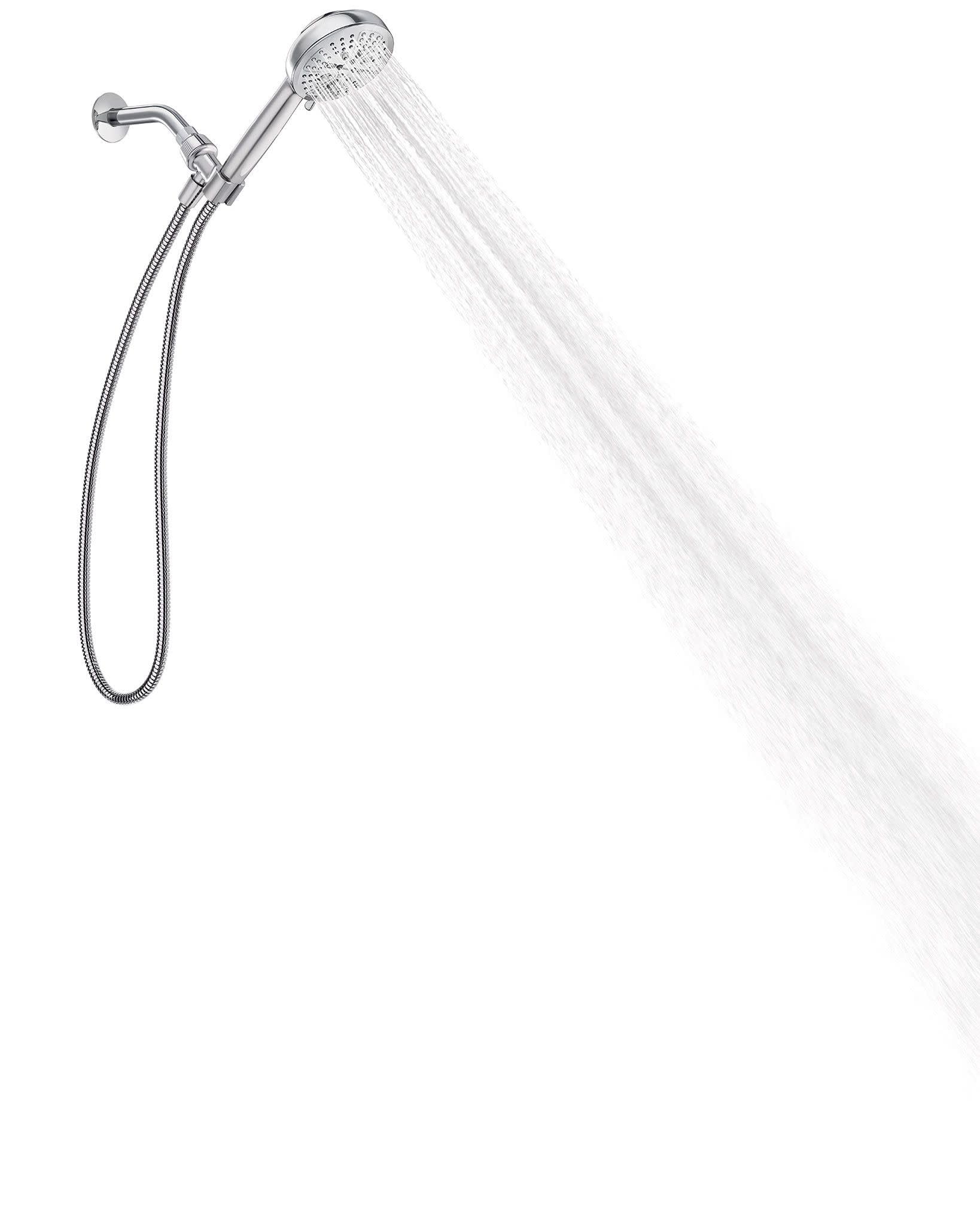 Moen Hydro Energetix Chrome High Pressure Shower Head with Handheld Sprayer Featuring 8 Spray Settings, 200H0