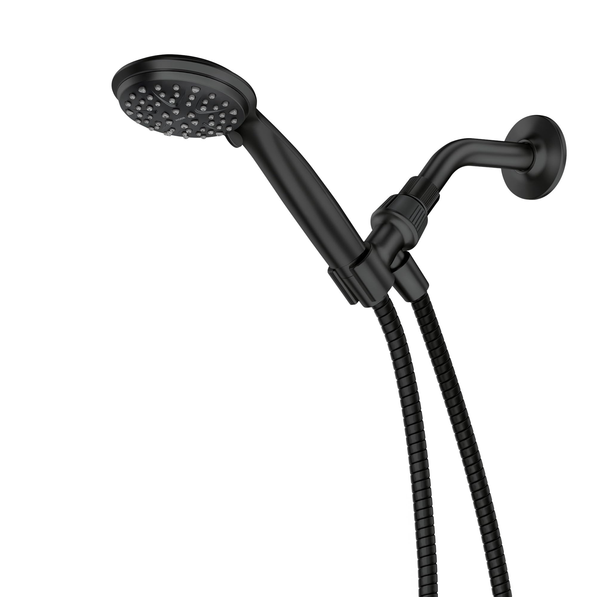 Moen Attune Shower Head with Handheld Sprayer, 6 Shower Head Spray Settings, Matte Black, 218H0BL