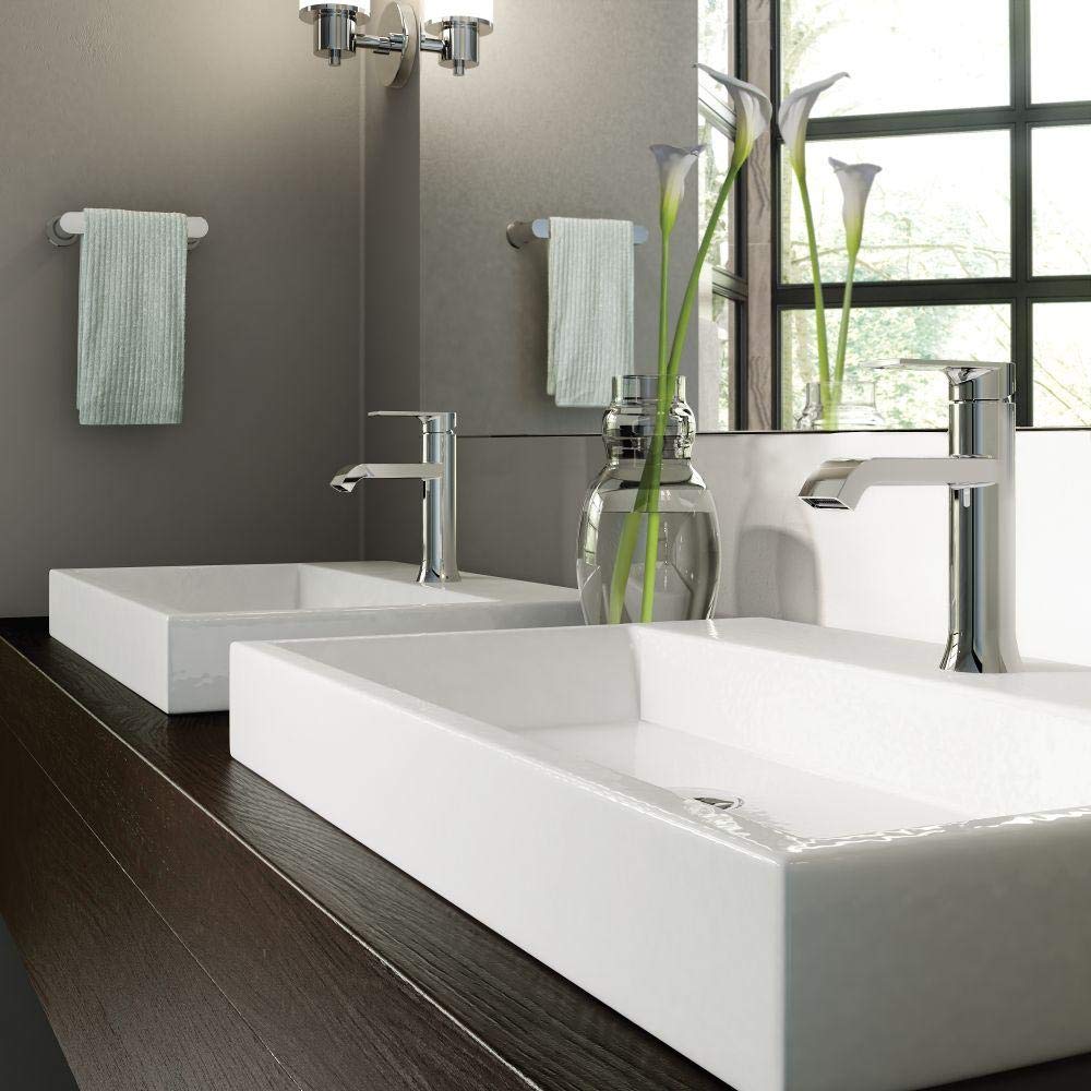 MOEN Genta WS84760 Single Handle Single Hole Bathroom Faucet in Chrome