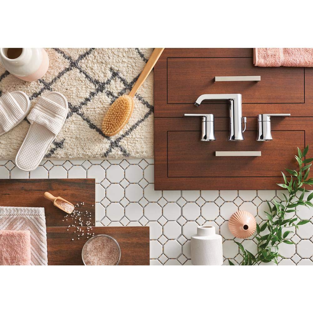 MOEN Genta 84763 Widespread Double Handle Bathroom Faucet in Chrome (Valve Included)