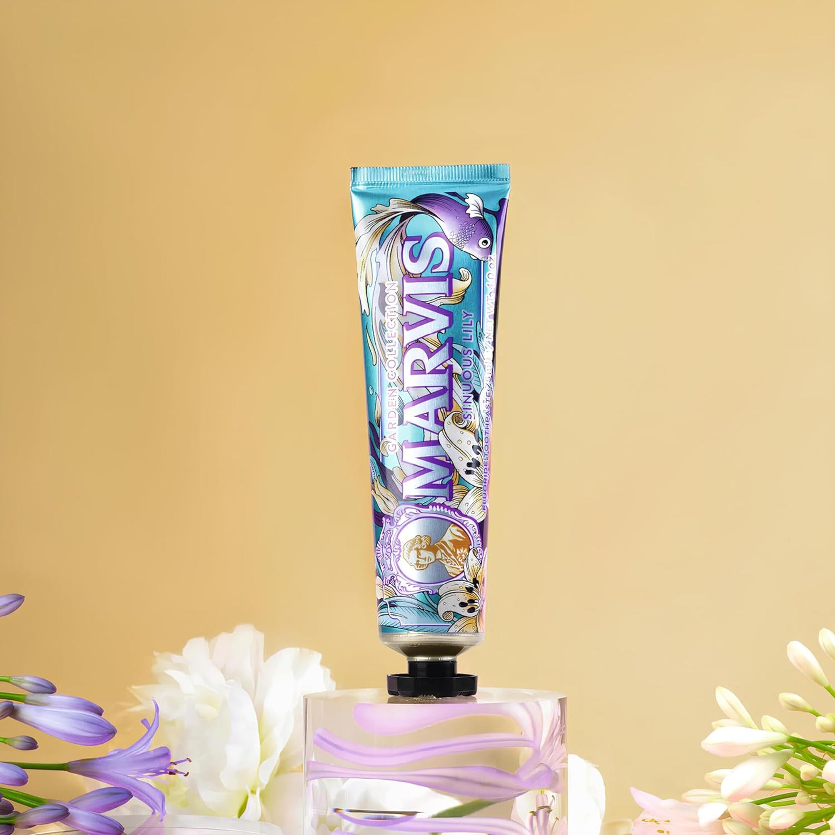 Marvis Toothpaste Whitening Mint, Licorice, Sinuous Lily, Vegan Cruelty-Free 85 ml