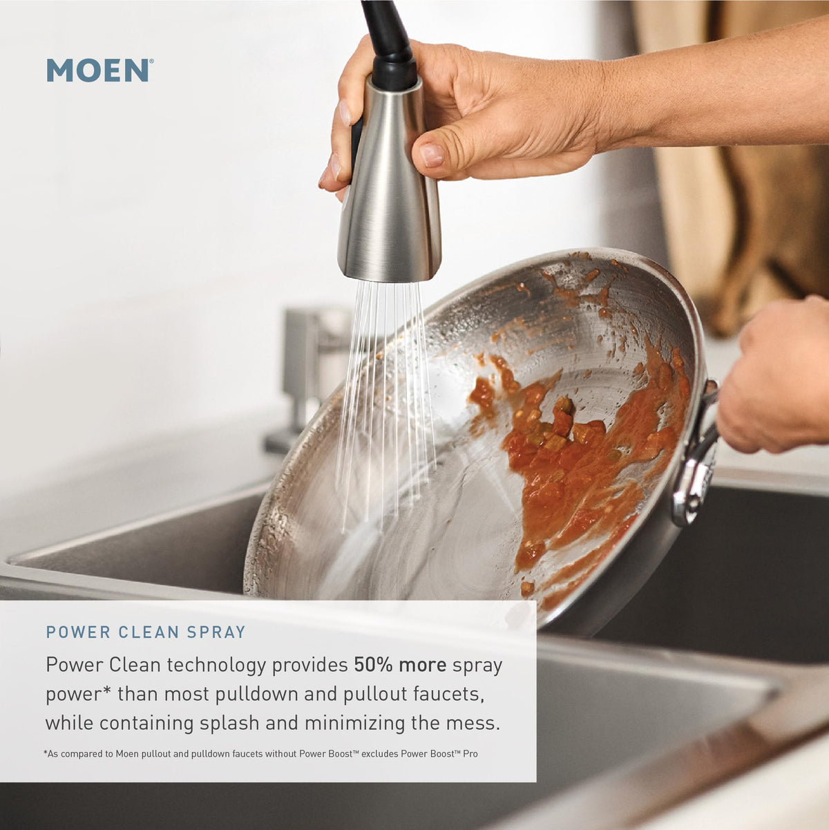 MOEN Medina 87039 One-Handle Pullout Kitchen Faucet with 3-Function Spray Chrome