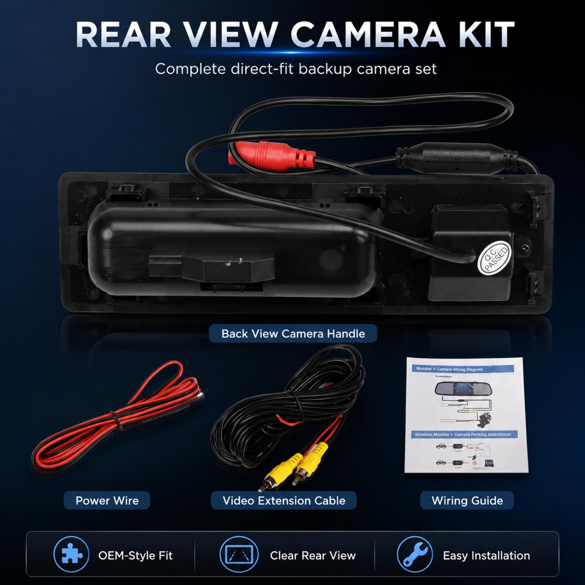 720P HD Trunk Handle Rear View Backup Parking Camera for BMW 3 4 5 6 Series F30 F10 F32 F36 F07 F12 F13