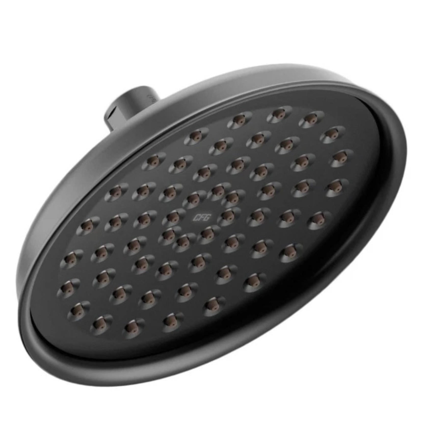 MOEN CFG 47401BLGR 6" Single Function Spray Head Rainshower Showerhead in Matte Black