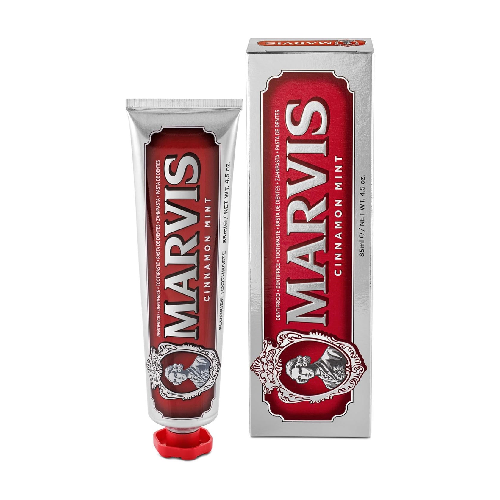 Marvis Toothpaste Whitening Mint, Licorice, Sinuous Lily, Vegan Cruelty-Free 85 ml