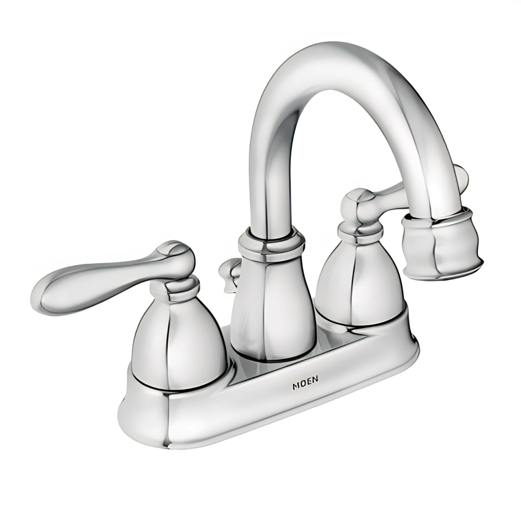 MOEN Caldwell WS84667 Centerset Two Handle Bathroom Sink Faucet in Chrome
