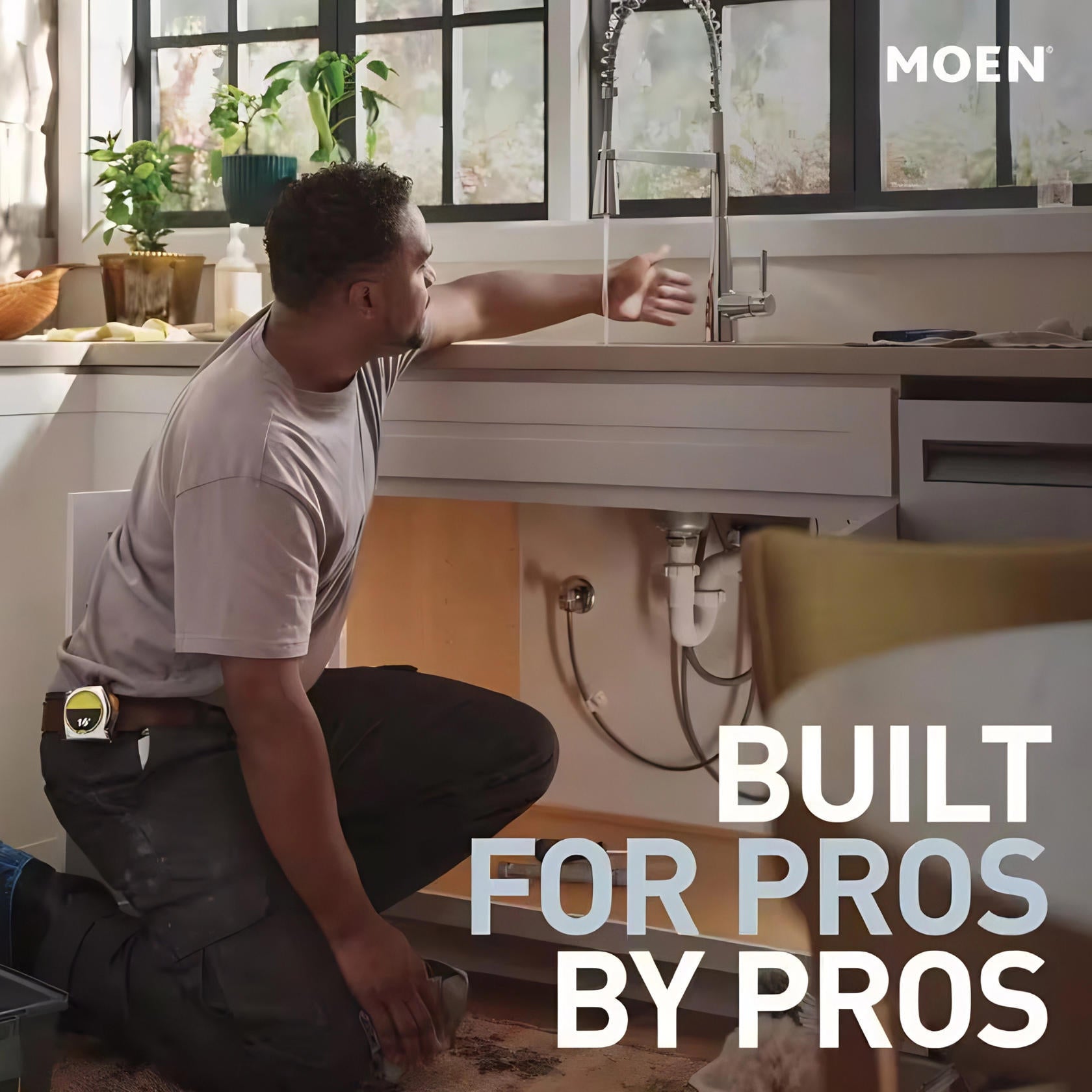 MOEN Voss T2693EPORB One Handle Posi-Temp Tub and Shower Faucet Trim Kit in Oil Rubbed Bronze (Valve Not Included)