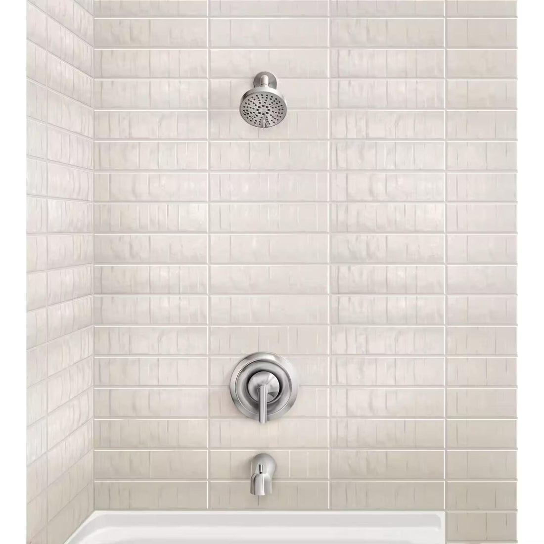 MOEN Findlay 82518 Single Handle 6-Spray Tub and Shower Faucet 1.75 GPM in Chrome (Valve Included)