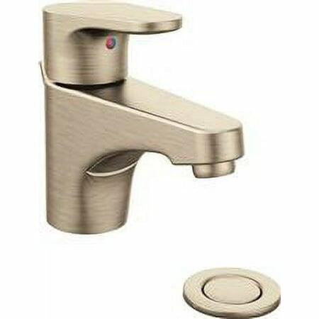 MOEN Edgestone 46100BN One-Handle Bathroom Sink Faucet in Brushed Nickel
