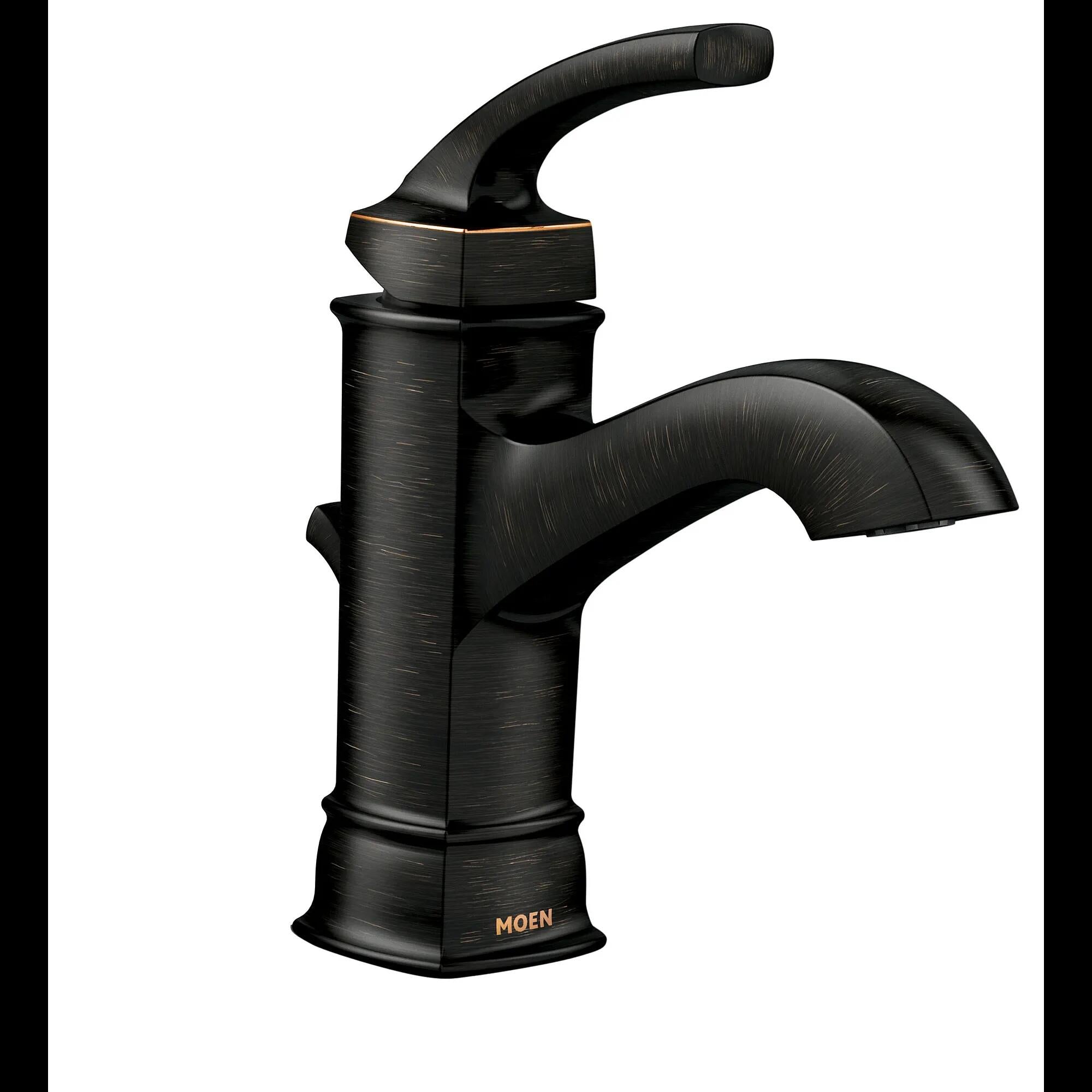 MOEN Hensley WS84414MBRB Single Hole 1-Handle Bathroom Faucet in Mediterranean Bronze