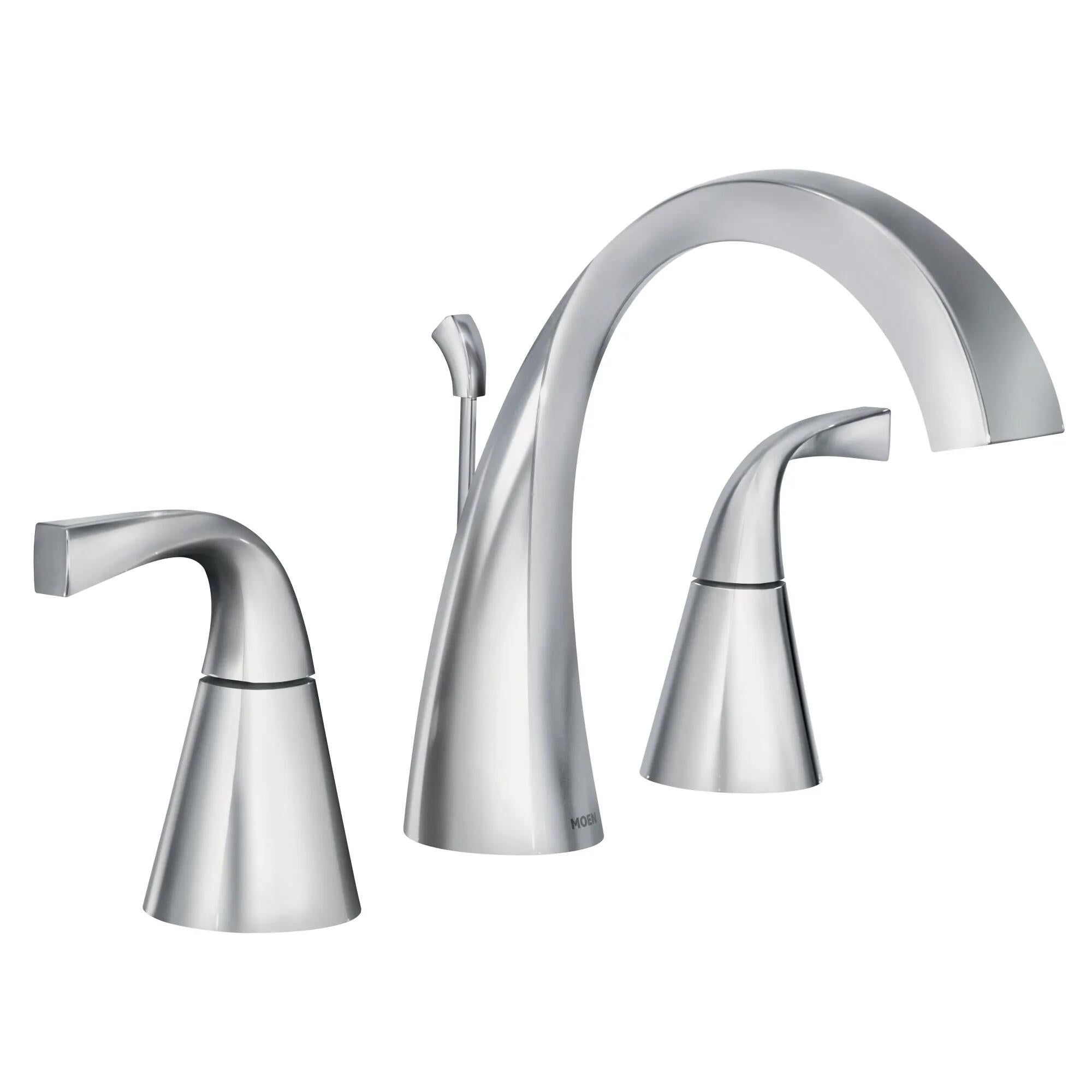 MOEN Oxby WS84661 Two-Handle Widespread Bathroom Sink Faucet in Chrome